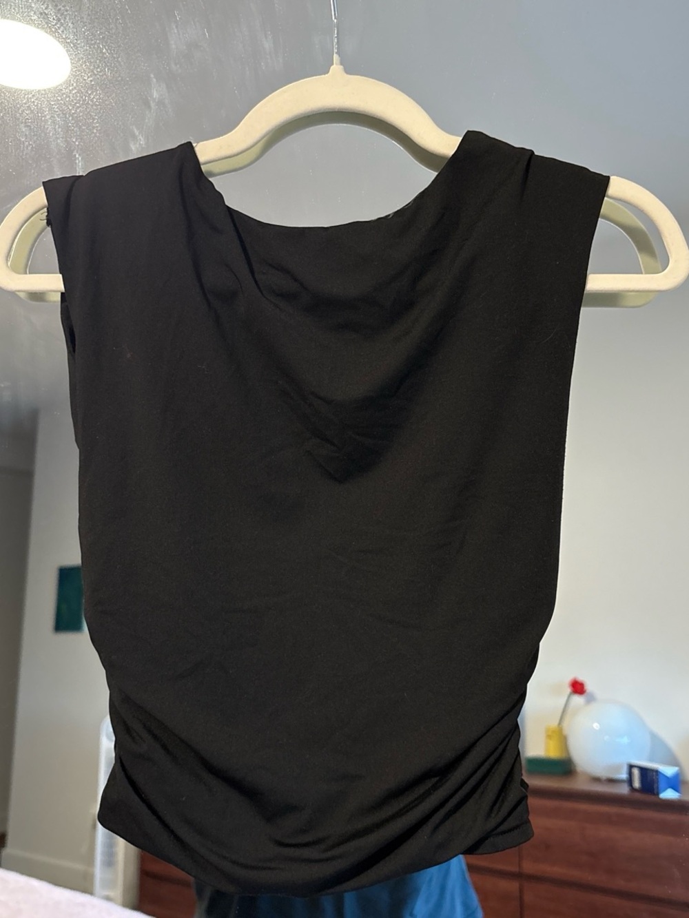 Isalis Tight High Neck Top with Low Back